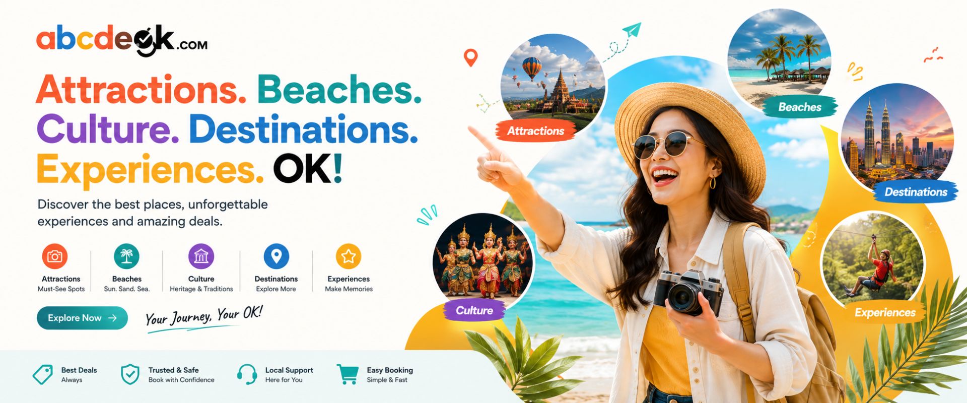 ABCDEOK - Attractions, Beaches, Culture, Destinations and Experiences